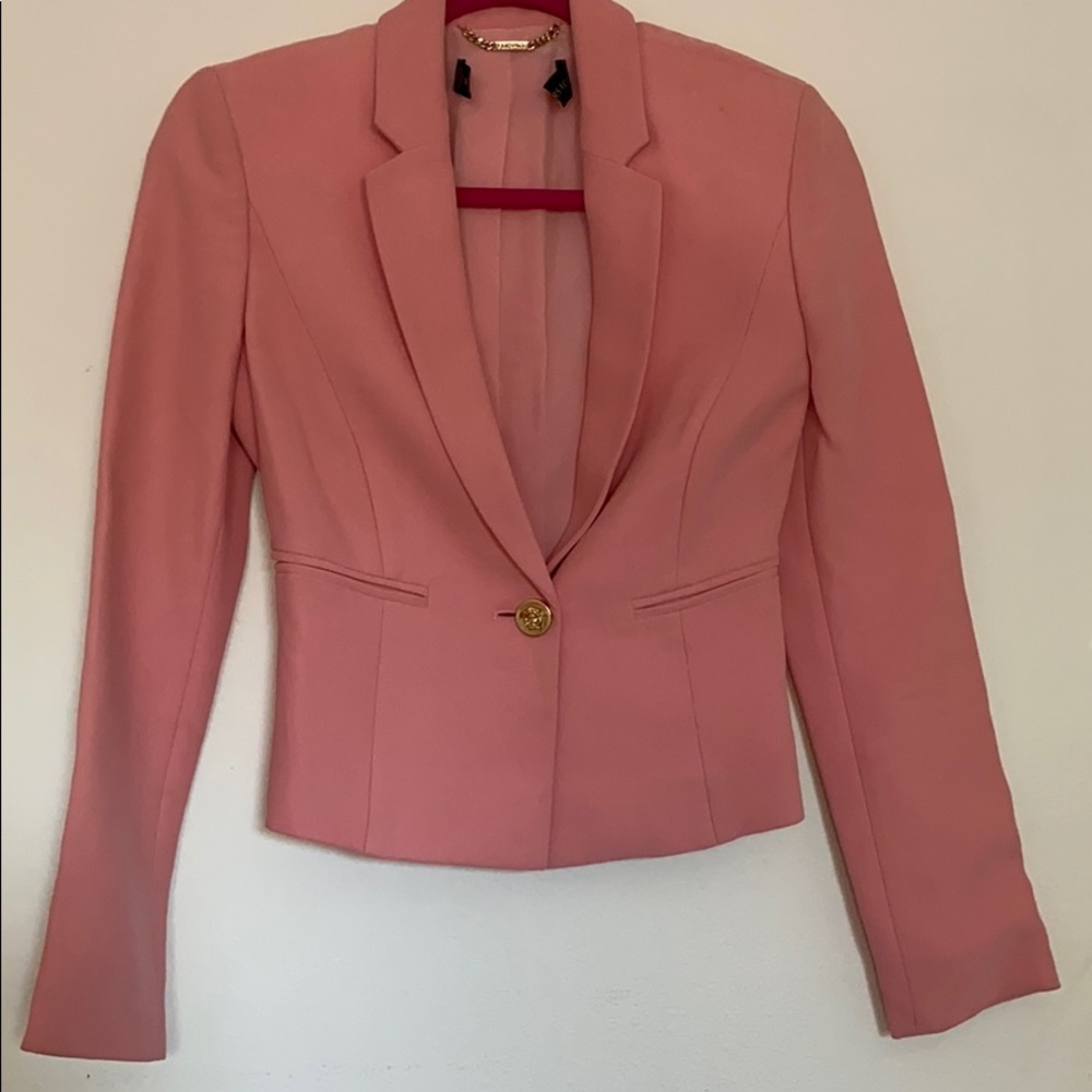 Versace pink blazer